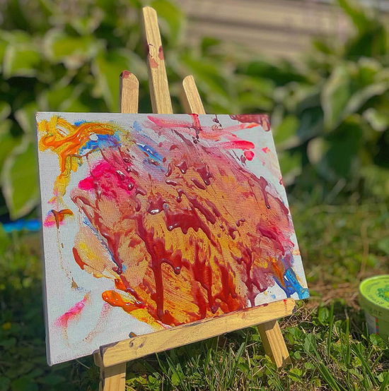 All-Natural Finger Paint